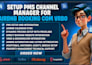 setup pms channel manager for airbnb booking com vrbo on